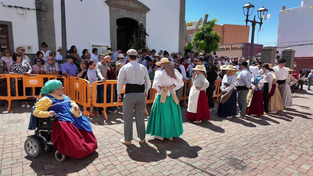 Imagen de la ofrenda de San Isidro Labrador de Carrizal de Ingenio.