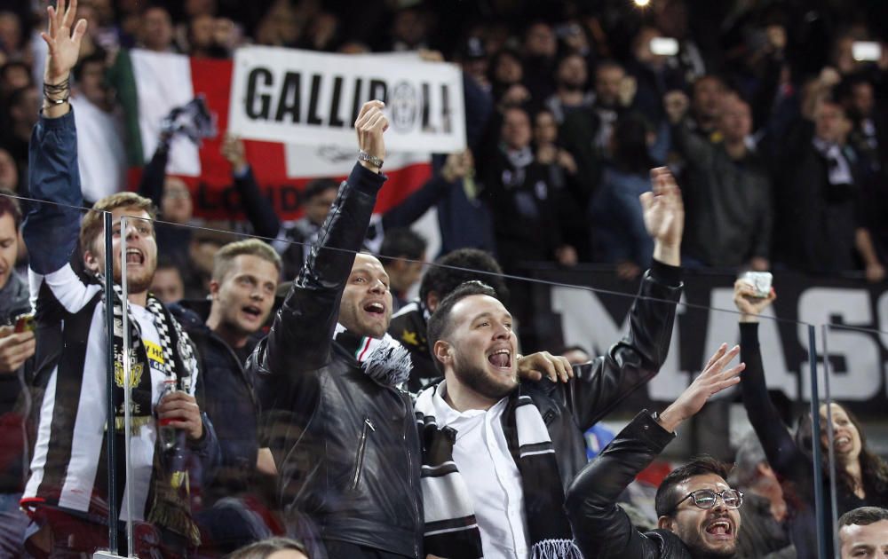 Imágenes del partido entre Sevilla y Juventus.