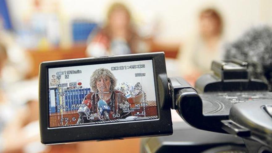 Belén Torres, durante la rueda de prensa sobre escolarización.