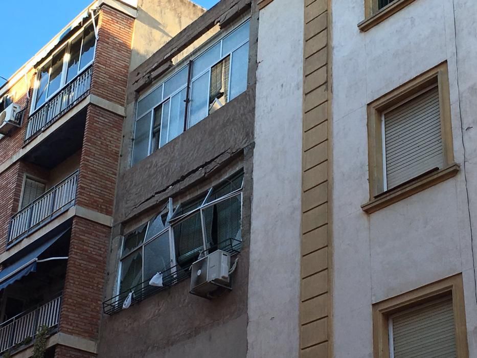 Derrumbe de una casa en Murcia