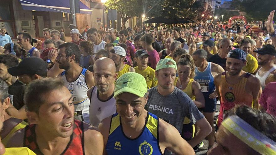 Facundo Medard fue el más rápido en la Carreira Nocturna de Vilagarcía