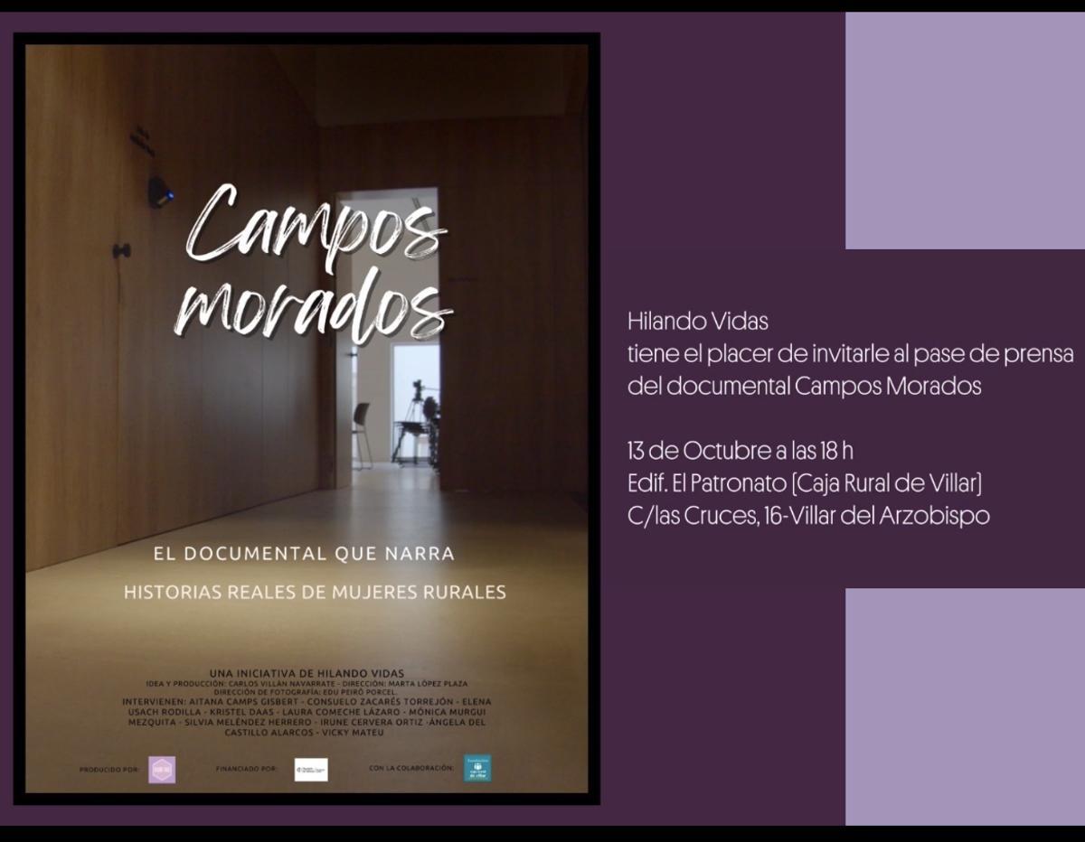 Campos Morados, el documental de las mujeres rurales de Hilando Vidas.