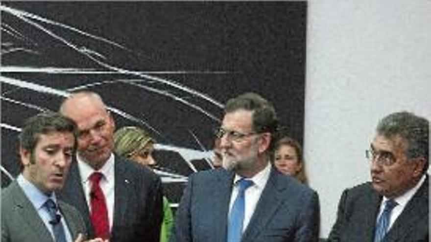 Rajoy amb directius de Seat al departament de disseny de l&#039;empresa