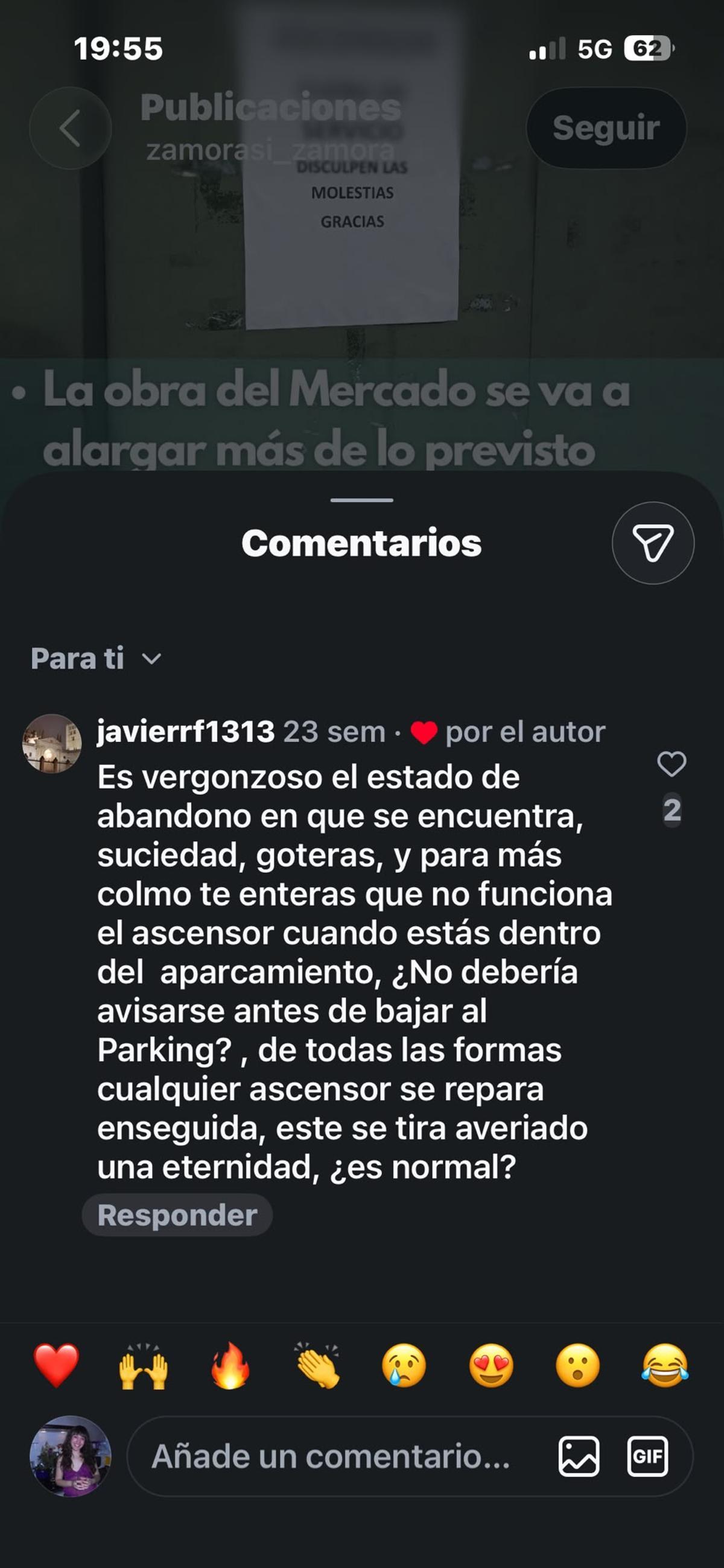 Quejas de los usuarios en redes sociales