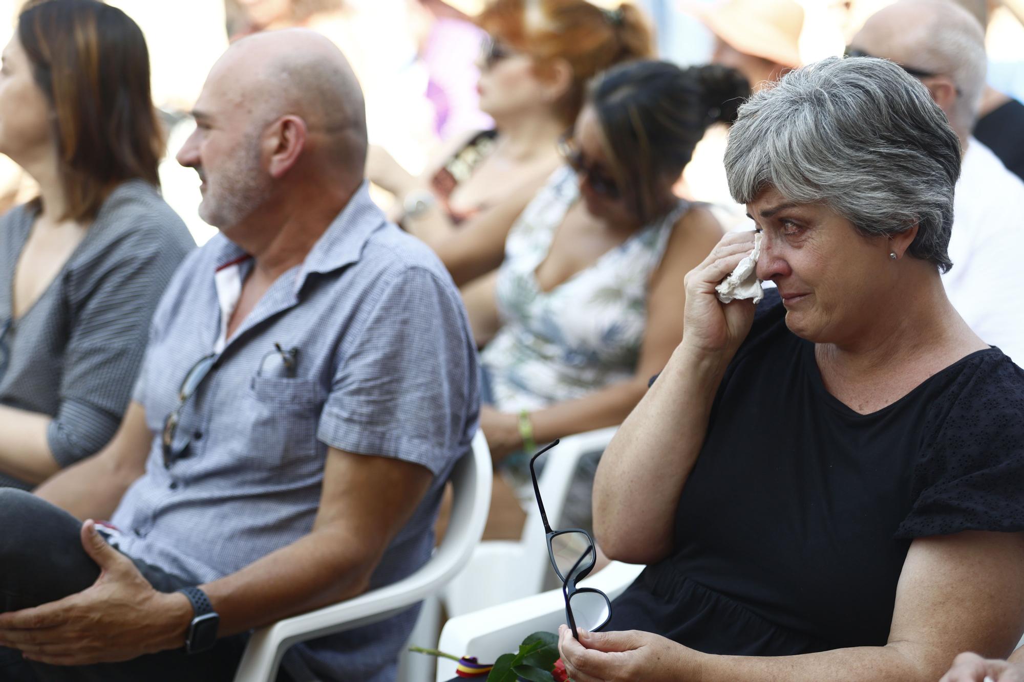 Entrega de restos a cuatro familias de los fusilados por el franquismo de la fosa 126 de Paterna