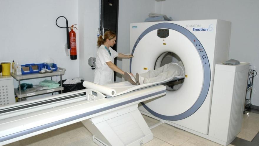 Uno de los equipos del hospital majorero para la realización de radiodiagnósticos por imagen.