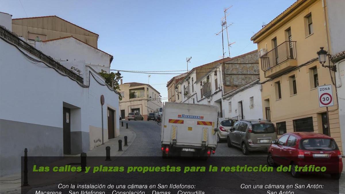 El ayuntamiento plantea limitar el tráfico en 17 calles del centro