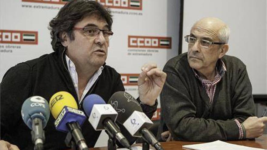 CCOO insta a los diputados extremeños a hacer políticas que salven a las personas