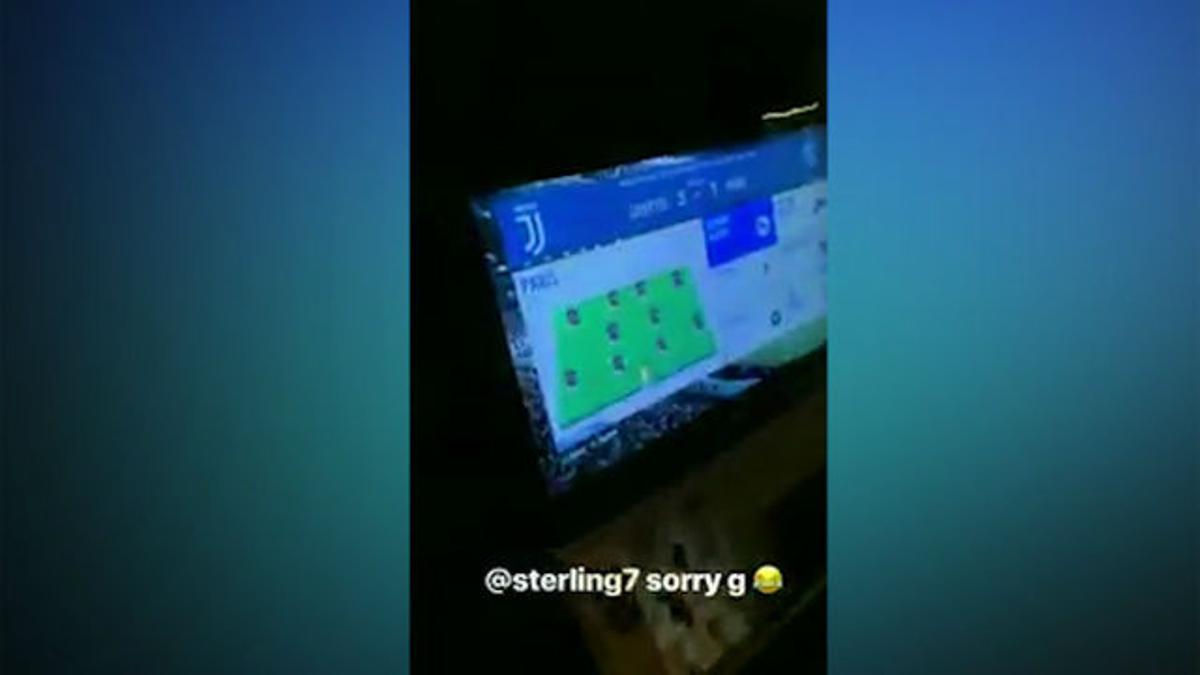 Sterling pierde en el FIFA 19 y abandona la casa