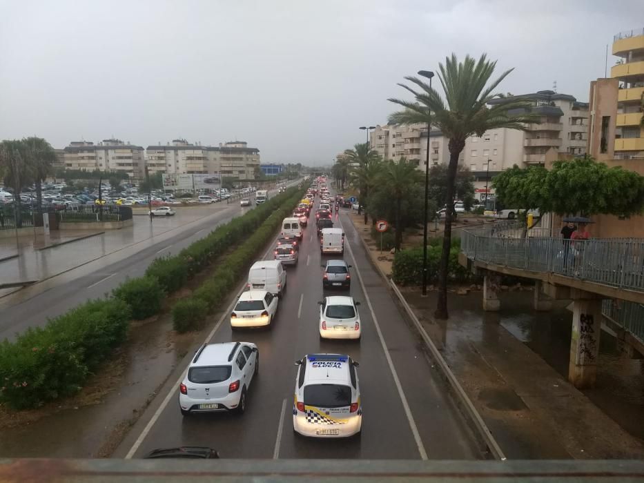 Lluvia torrencial en Ibiza (17 agosto 2018)