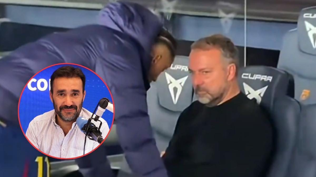 Juanma Castaño, presentador de 'El Partidazo de Cope, opina sobre la imagen de Flick y Raphinha