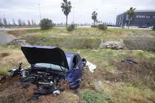 Otro grave accidente constata el uso del polígono El Pla de Alzira como pista de velocidad de coches y motos