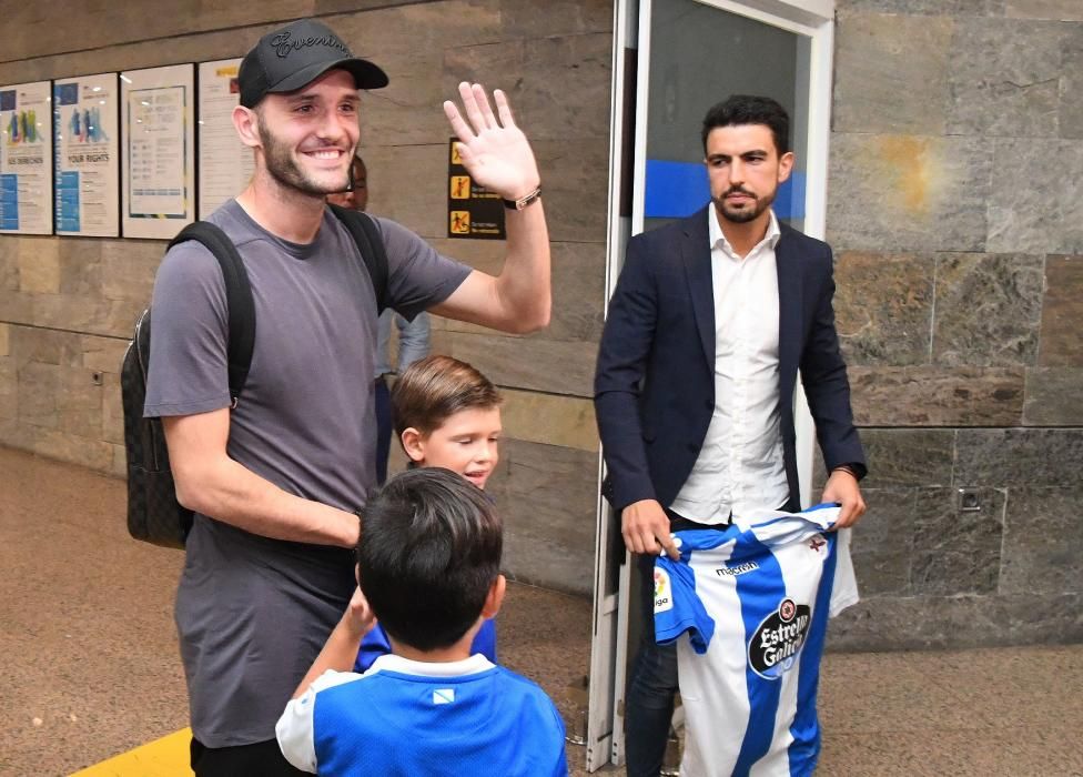 Lucas Pérez ya está en A Coruña