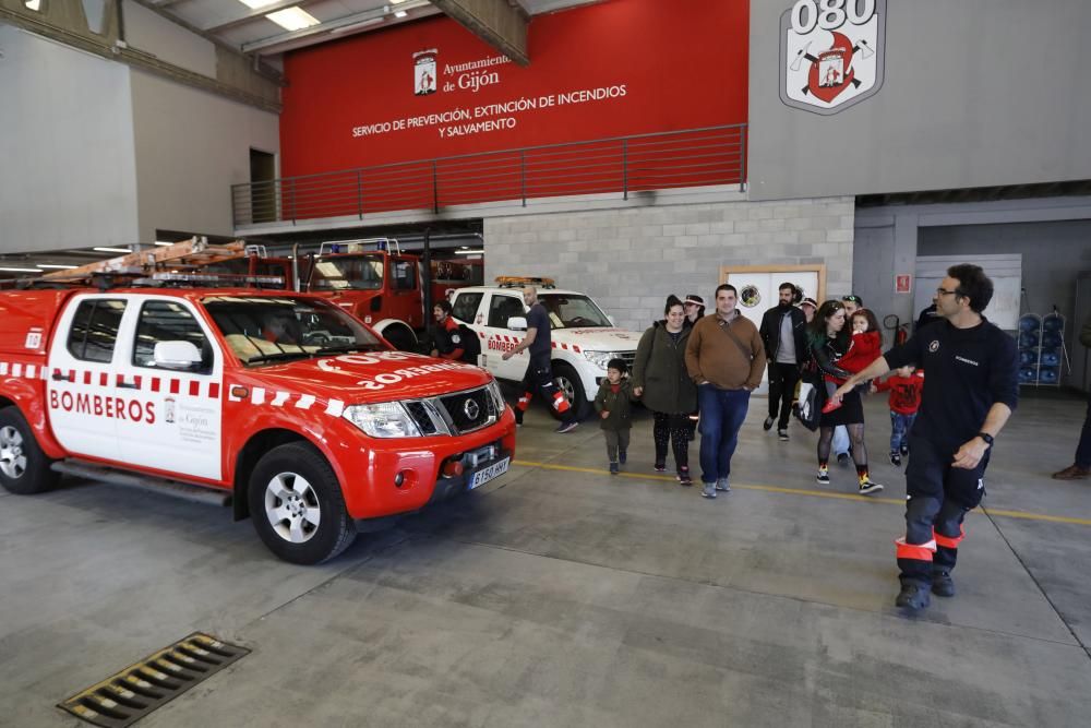 Jornadas de puertas abiertas en Bomberos de Gijón