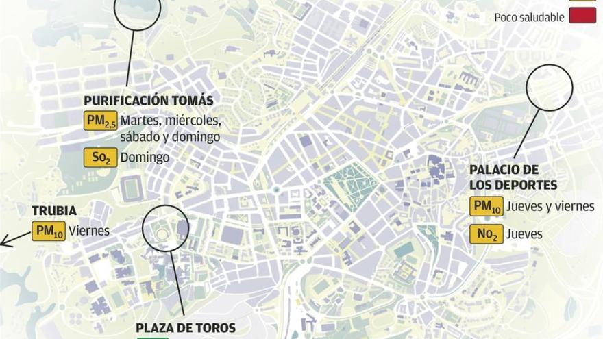 Buenavista es la única zona de la ciudad que tiene una &quot;buena&quot; calidad del aire