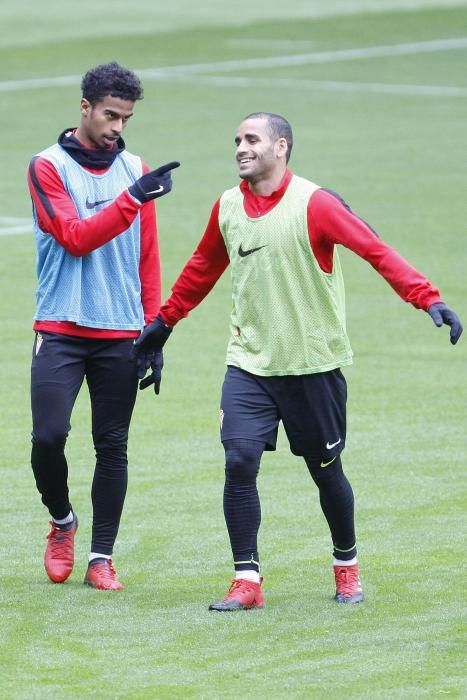 Entrenamiento del Sporting de Gijón