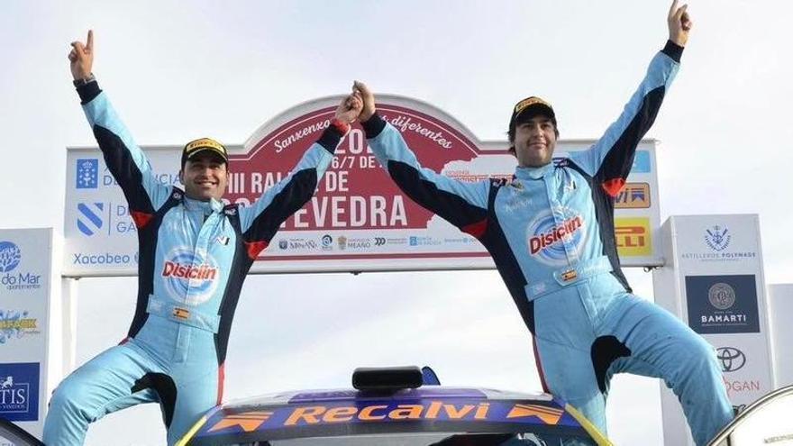 Dani Berdomás y Brais Mirón se imponen en el Rallye de Ponte