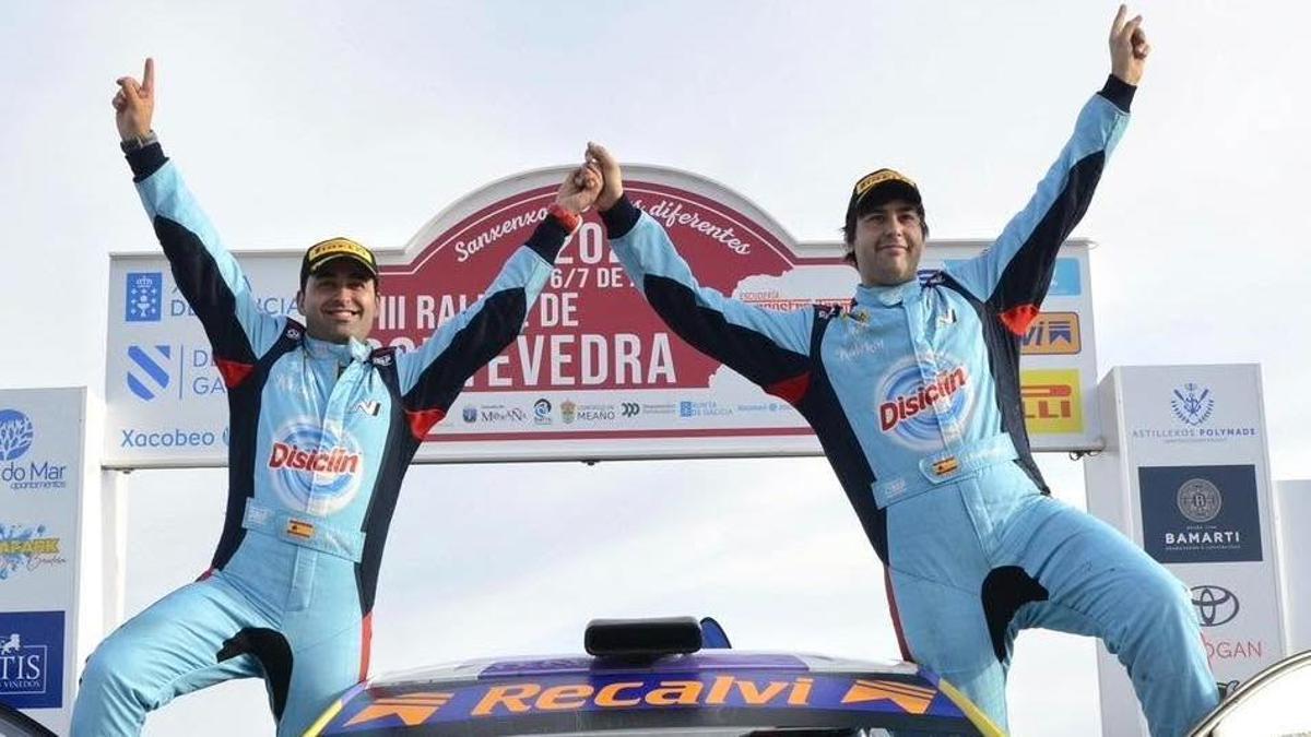 Dani Berdomás y Brais Mirón se imponen en el Rallye de Pontevedra