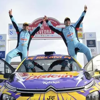 Dani Berdomás y Brais Mirón se imponen en el Rallye de Pontevedra