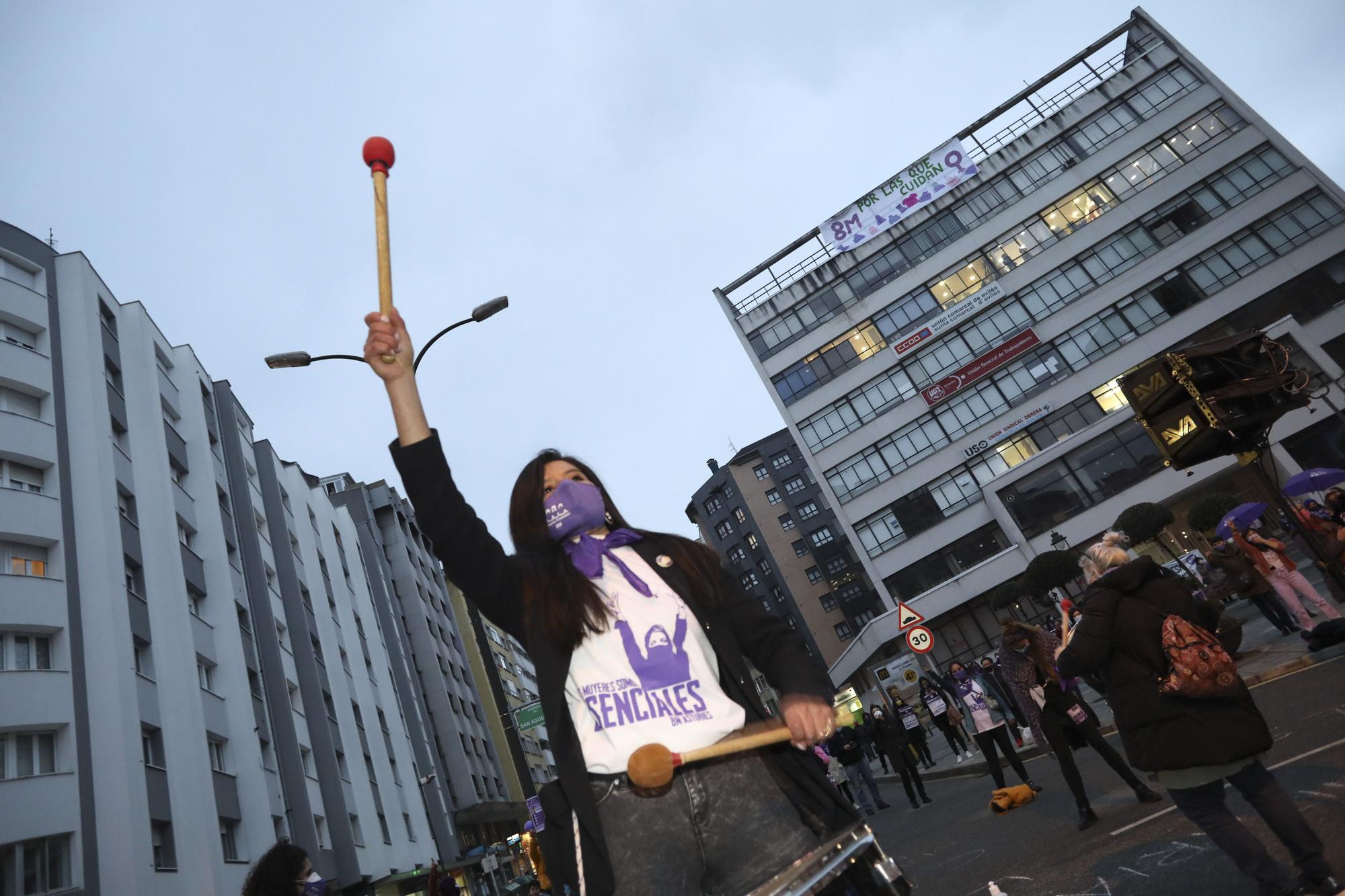 Manifestación del 8M en Avilés