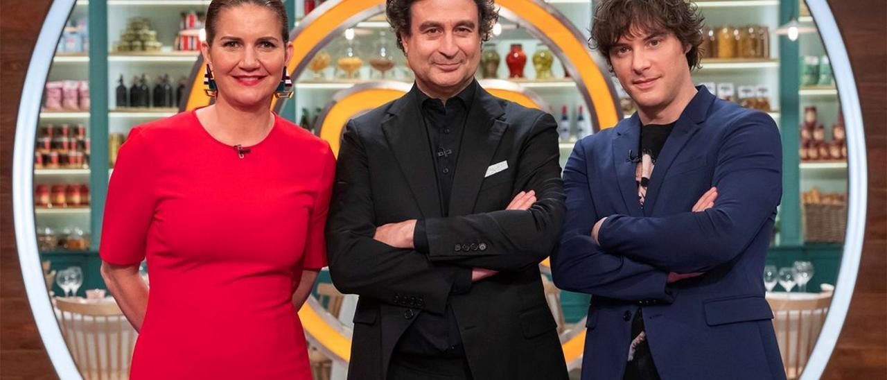 Samantha Vallejo-Nágera, Pepe Rodríguez y Jordi Cruz, jurados de ’Masterchef’.