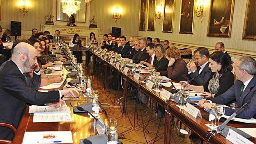 Primera reunión de la Comisión Nacional de Administración Local celebrada esta legislatura, esta semana en Madrid.