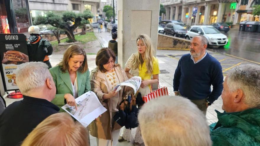 La Diputación financiará el 70% de la humanización de un tramo de la calle Rosalía de Castro de Vigo