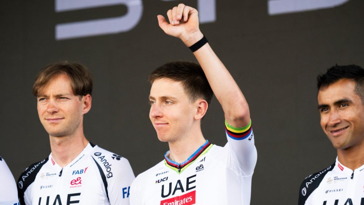 Tadej Pogacar, líder destacado del Tour de Suiza tras la etapa 1