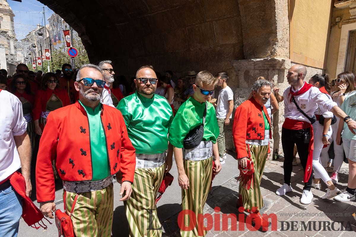 Moros y Cristianos en la mañana del dos de mayo en Caravaca