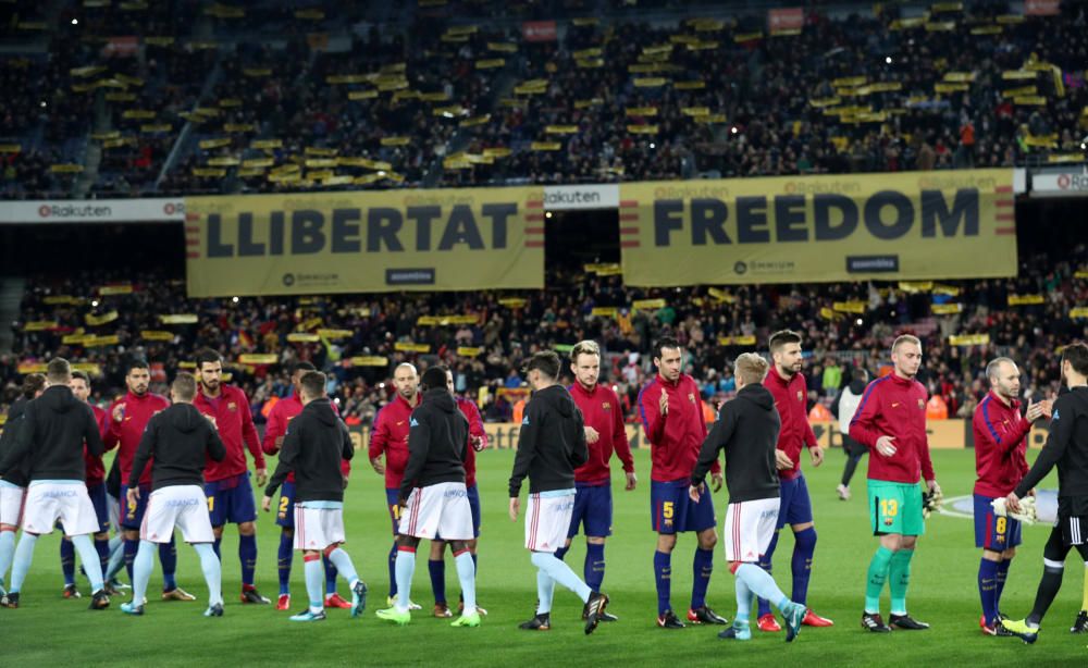 Las mejores imágenes del Barcelona - Celta // Reuters/Alberto Gea