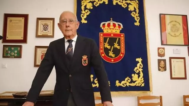 Francisco de Asís García Velo, presidente de la Delegación de Córdoba de la Hermandad de Veteranos de las Fuerzas Armadas