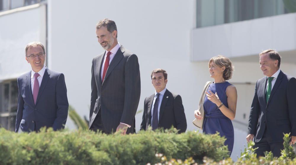 El rey Felipe VI visita la BP en Castelló