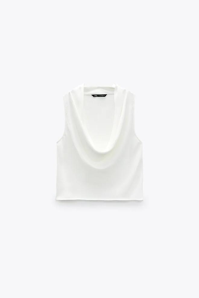 Blusa blanca de Zara