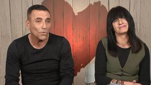 Mari y Jose Luis en el confesionario tras su cita en el programa de ’First Dates’