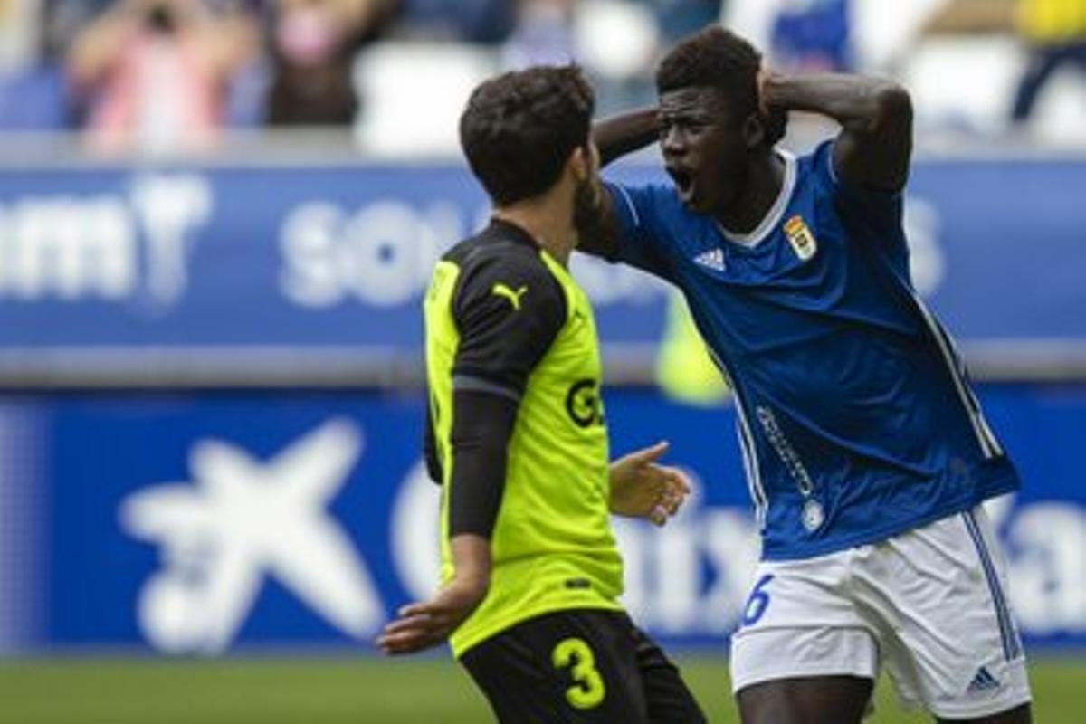 Un Girona espès s’agafa al porter Juan Carlos per puntuar a Oviedo