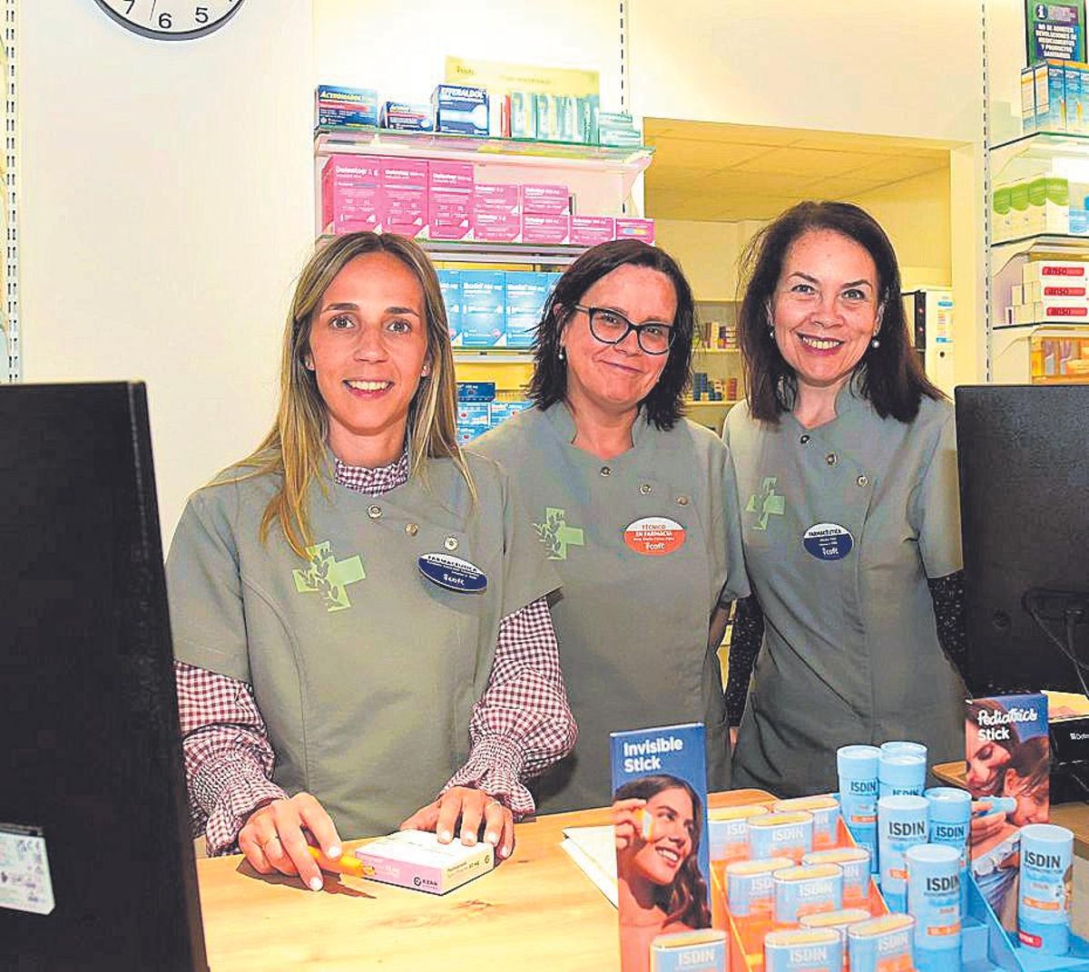 Cristina Castromil, Ana Pérez y Oneyda Peña.