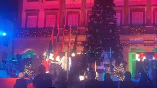Las Palmas de Gran Canaria da la bienvenida a la Navidad con cuatro millones de luces y un concierto de Nia
