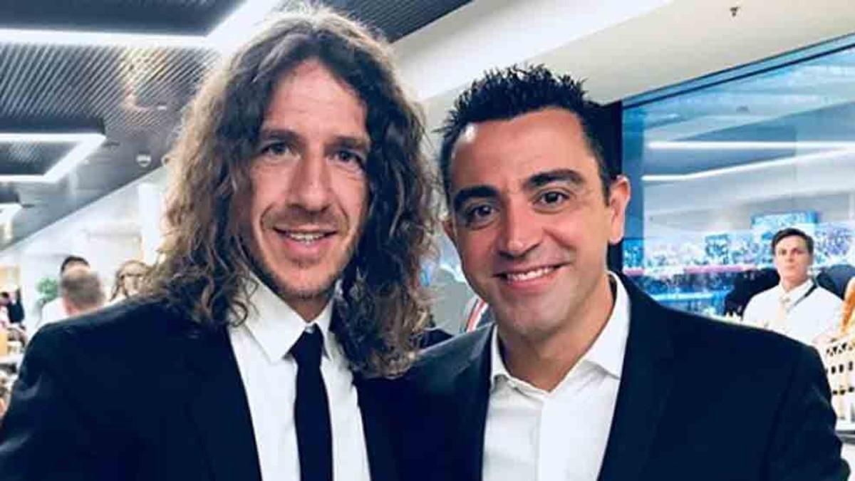 Puyol, junto a Xavi, se encuentran presenciando el Mundial de Rusia