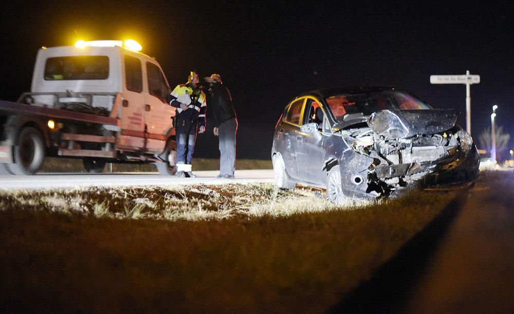 Imatges dels vehicles de l'accident d'Artés