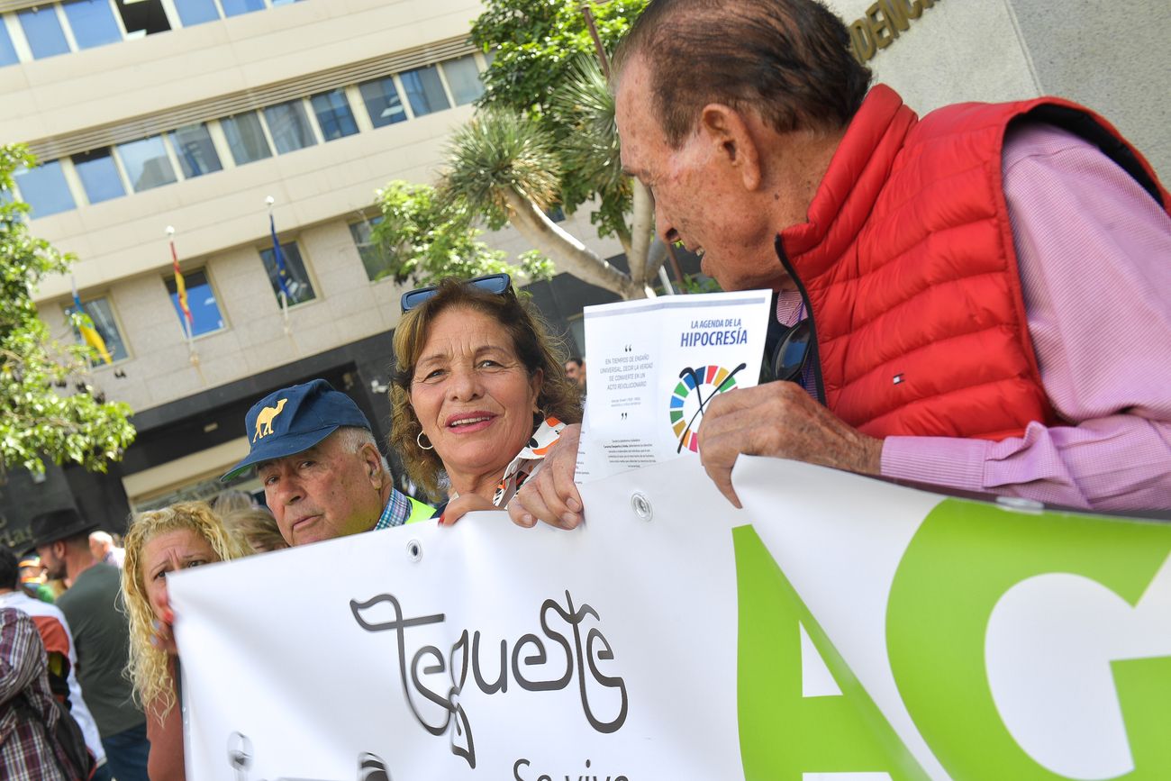 Tractorada del sector primario en Las Palmas de Gran Canaria (21/02/24)