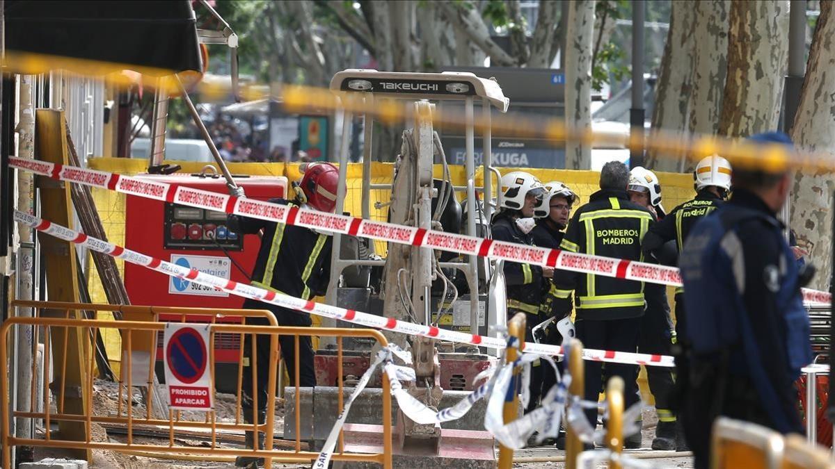 Trabajos de los bomberos