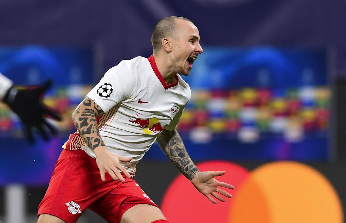 Angeliño, en un partido