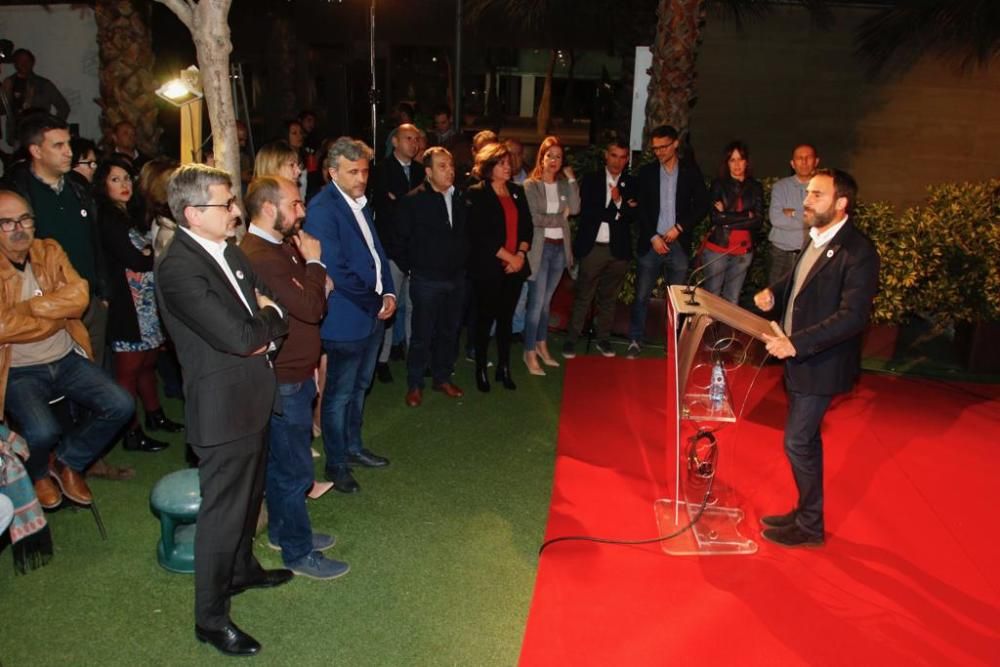 Acto del PSOE en el Muelle Uno