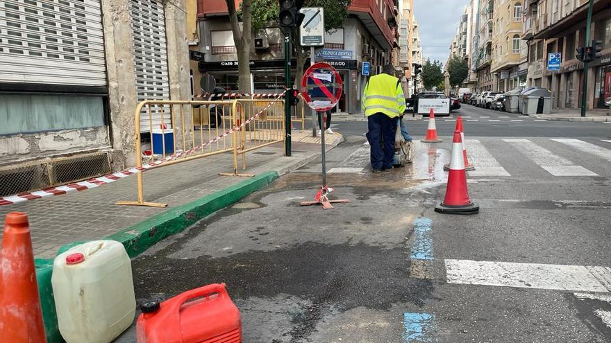 Comienzan las obras de mejora de accesibilidad en los cruces de Vicente Blasco Ibáñez