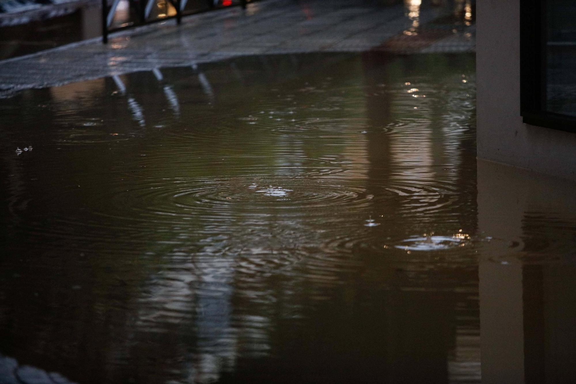 Las imágenes de la dana 'Alice' en la tarde del sábado en Ibiza