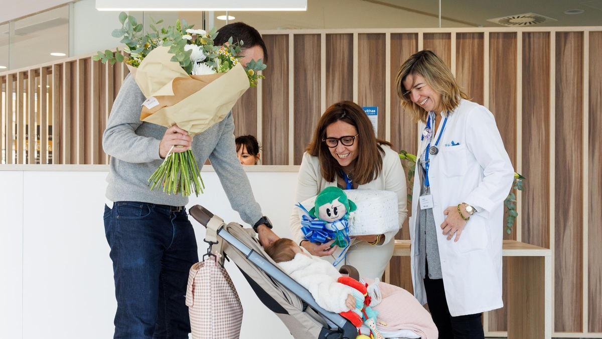La primera paciente atendida en el Hospital Vithas Barcelona