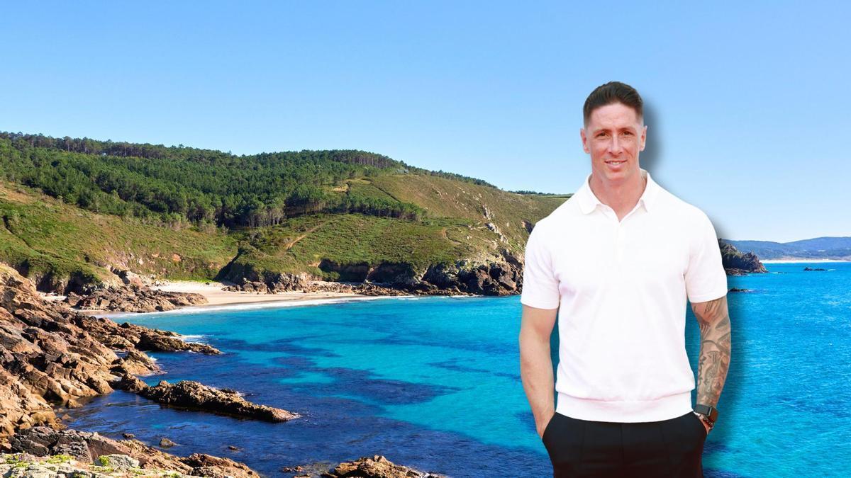 Es una de las pocas playas de arena blanca de esta zona.