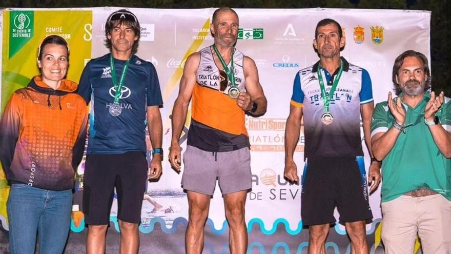 Rubén Gandía, campeón de Andalucía en triatlón de media distancia