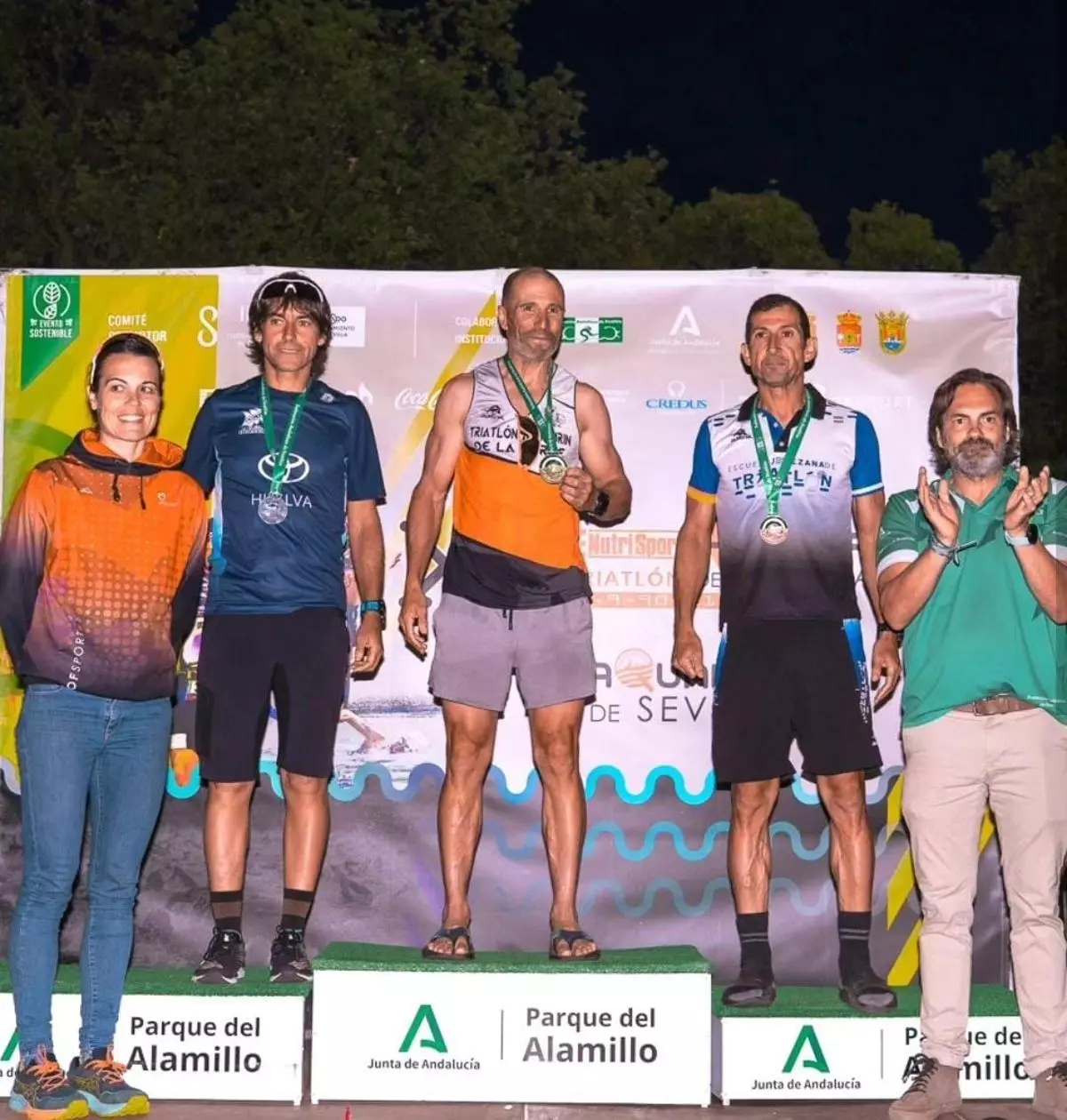 Rubén Gandía, campeón de Andalucía en triatlón de media distancia