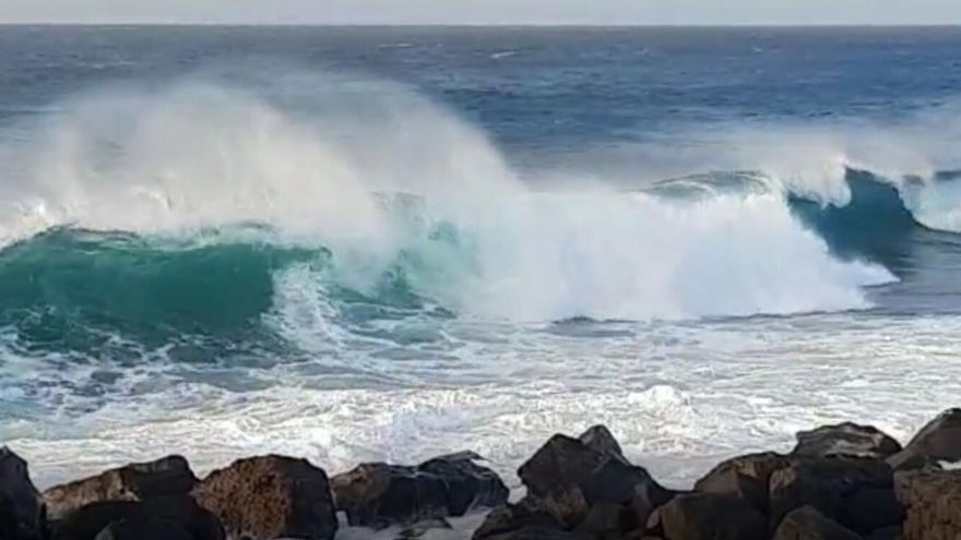 Wind alert in the Canary Islands after registering gusts of 105 kilometers per hour and haze